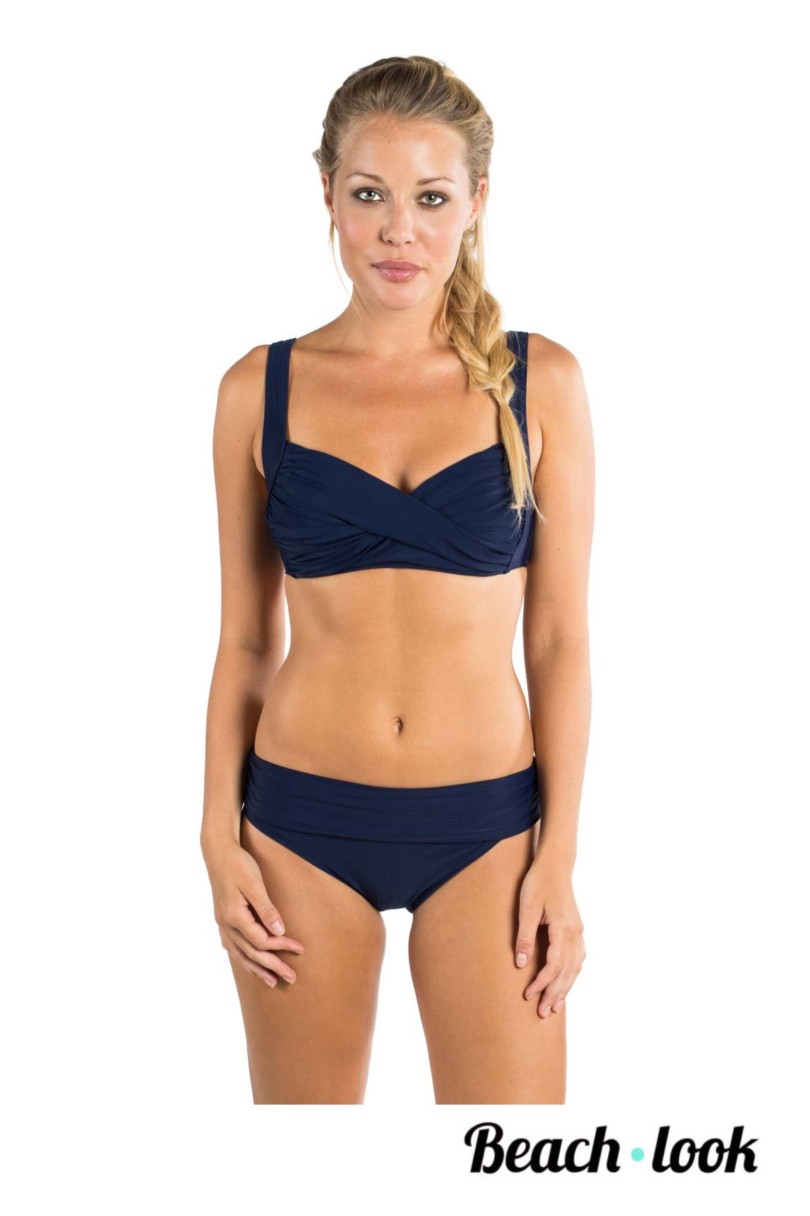 Panos Emporio Pallas Navy Bikinibroekje High Waist | Luxe Zwemmode - Afbeelding 4