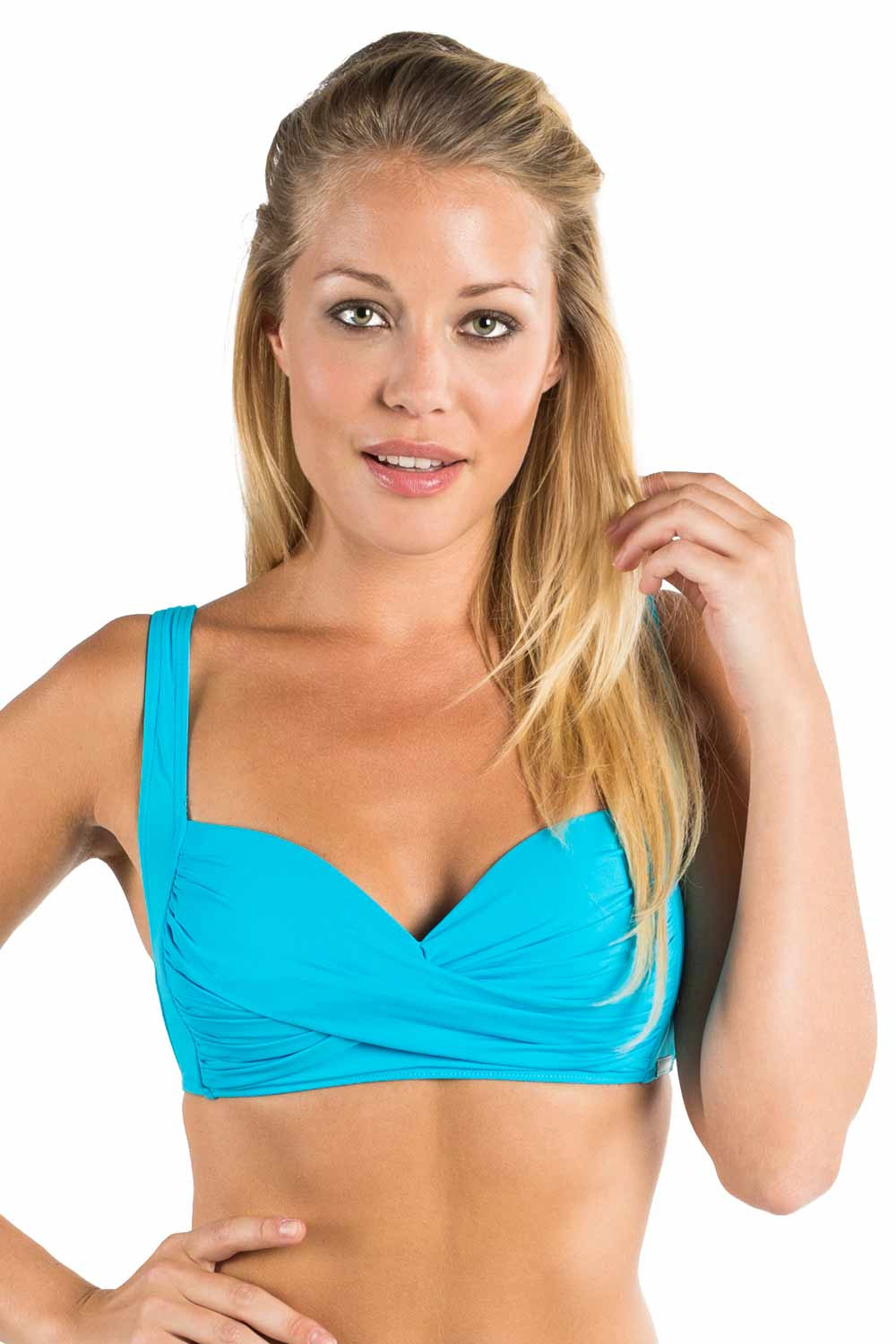 Panos Emporio Athena TURQUOISE Bikini Top - Stijlvolle Luxe Badmode - Afbeelding 3