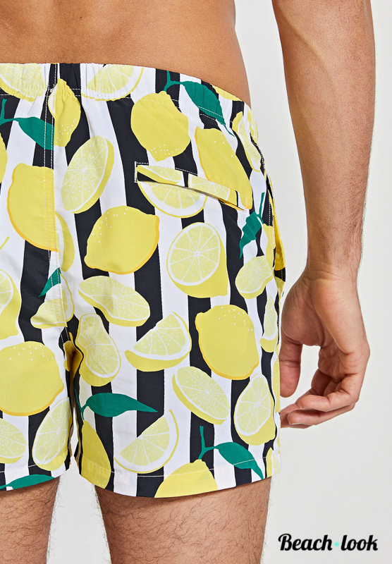 Shiwi Lemons Zwemshort - Trendy Heren Zwemkleding met Fruitprint - Afbeelding 2