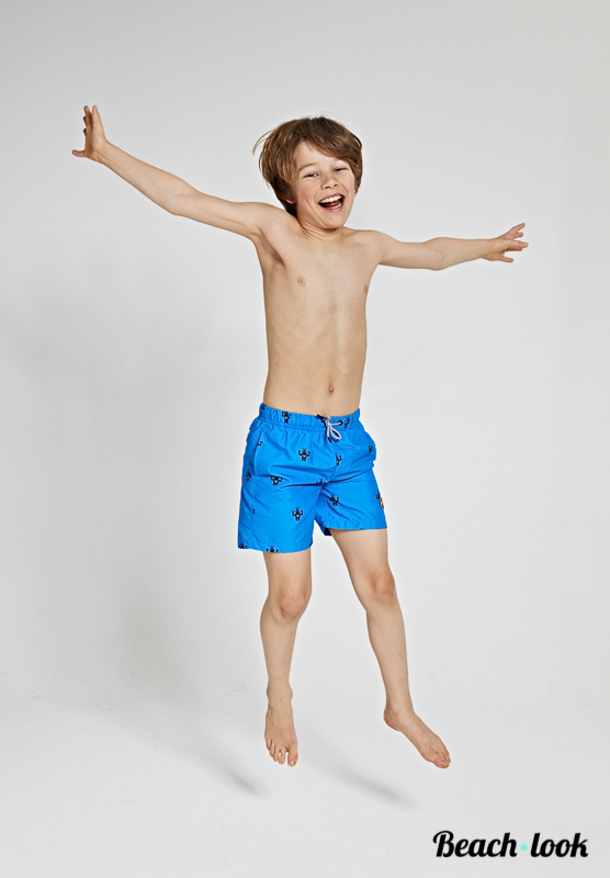 Shiwi Kids Zwemshort Robot Blauw - Stoere Zwembroek met Robotprint - Afbeelding 3
