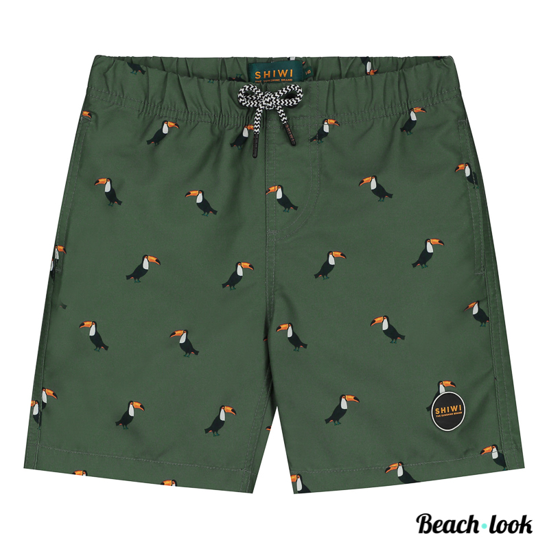 Vader-zoon zwemshort groen badmode