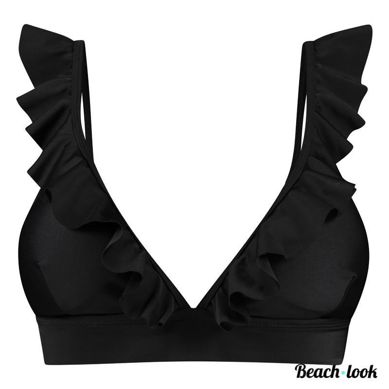 zwart bikinitop volants shiwi