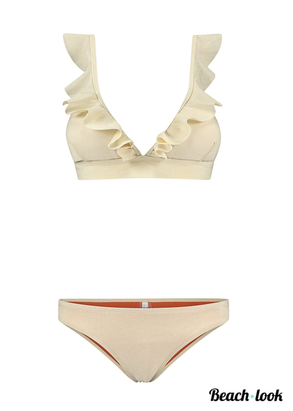 Shiwi Schitterende Glitter Bikinitop met Ruches - Zomerse Beachwear - Afbeelding 6