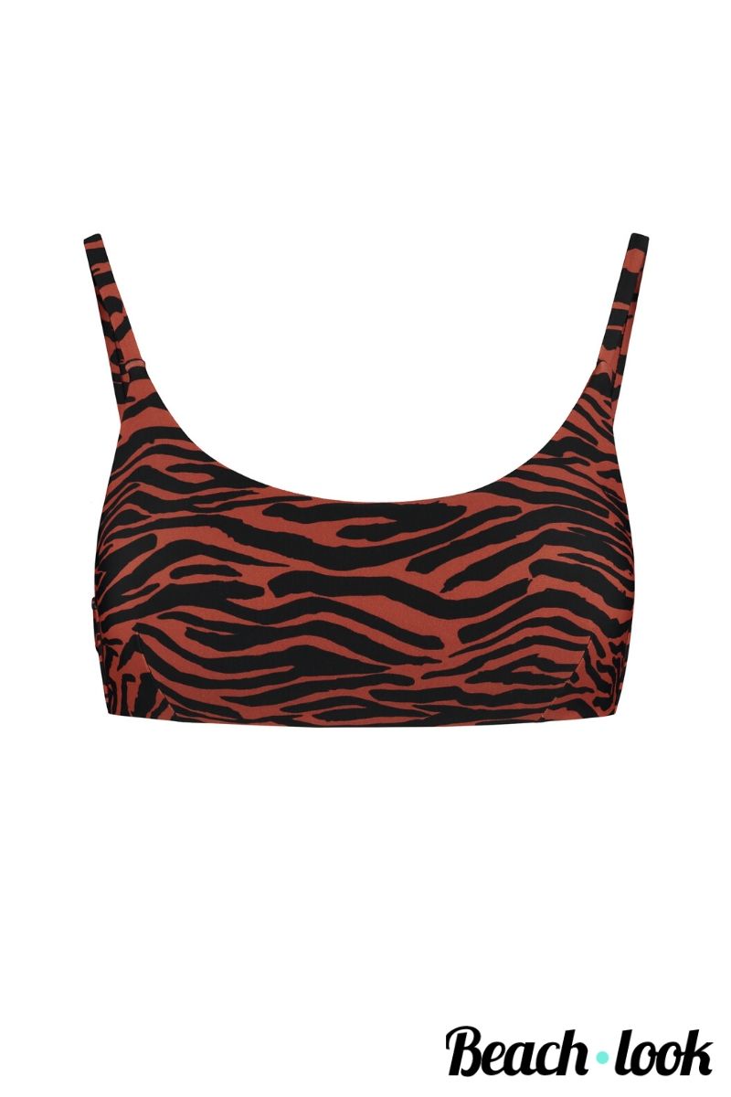 Shiwi Havana Renee Bikinitop - Zebra Print - Afbeelding 6