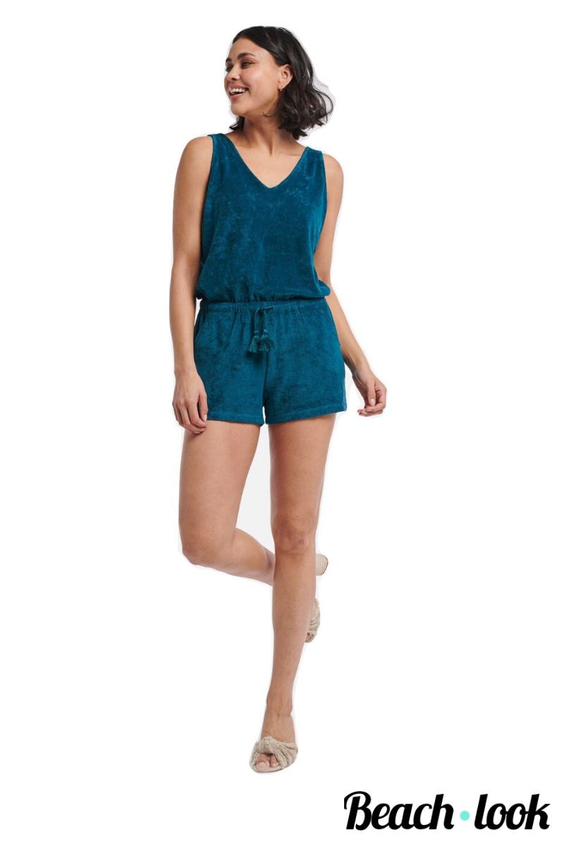 Shiwi Terry Jumpsuit | Zachte Teddy Stof | Stijlvolle Strandoutfit - Afbeelding 3