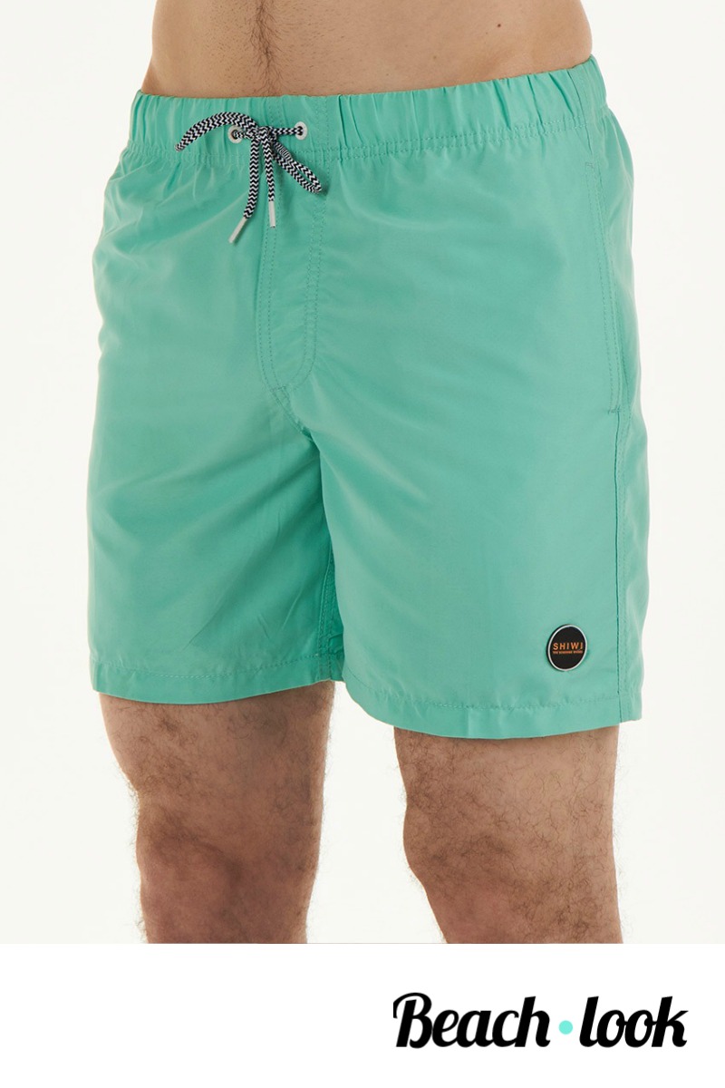 Shiwi Zwemshort Vintage Groen | Retro Heren Zwembroek - Beach Look - Afbeelding 3