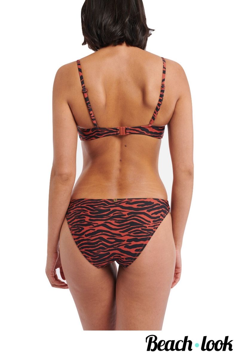 Shiwi Havana Renee Bikini Broekje - Trendy Zebra Strepen - Afbeelding 4