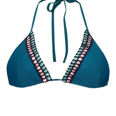Shiwi Stijlvolle Triangel Bikinitop in Petrol Blue – Perfecte Pasvorm