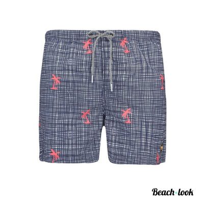 Shiwi Geruite Zwemshort met Palmboom Print | Ontdek Stijl en Comfort