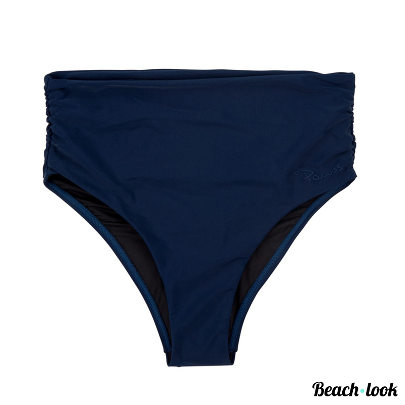 Hoog bikinibroekje navy blauw
