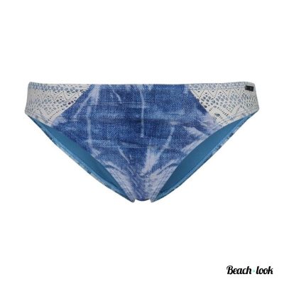 Shiwi Trendy bikini broekje, Faded Denim Palmboomprint