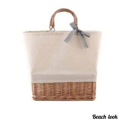 Beach-Look Trendy Handgeweven Rieten Strandtas – Zomer Must-Have