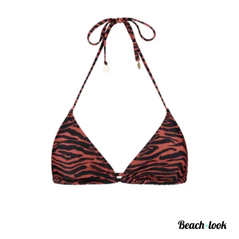 Triangel Bikini Zebraprint Uitneembare Cups