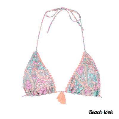 Shiwi Paisley Print Bikinitop voor Zomerse Strandlooks