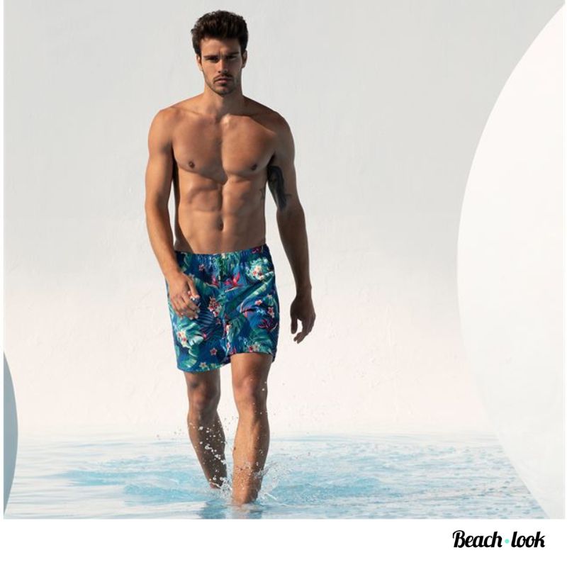 Panos Emporio Trendy jungle print zwemshort - Afbeelding 4