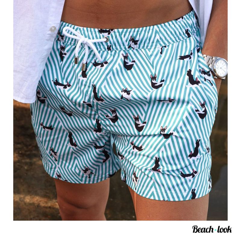 Panos Emporio Classic Zwembroek - Luxe Badmode met Bulldog Print - Afbeelding 2
