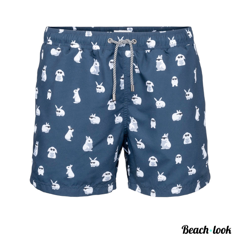 Herenzwemshorts Konijnenpatroon Zwemkleding Zwembroek