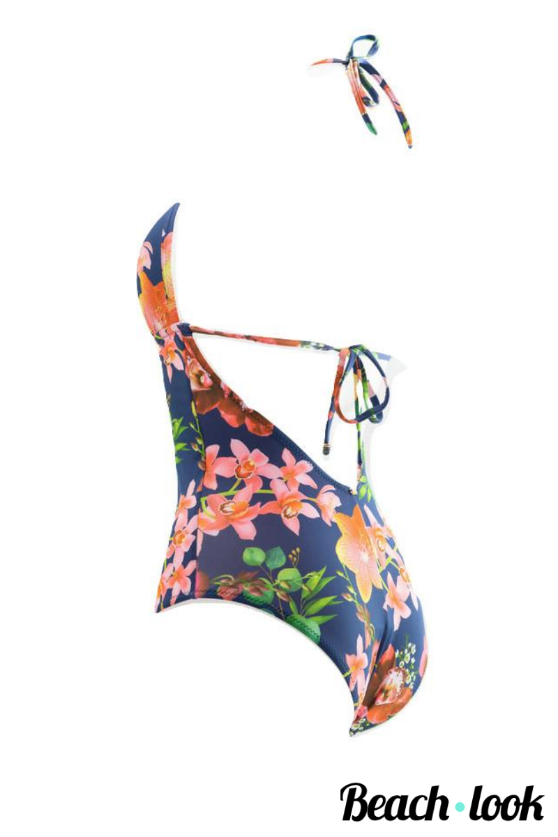 Phax Swimwear Halter Badpak Wall Flower - Trendy Strandoutfit voor de Zomer - Afbeelding 4