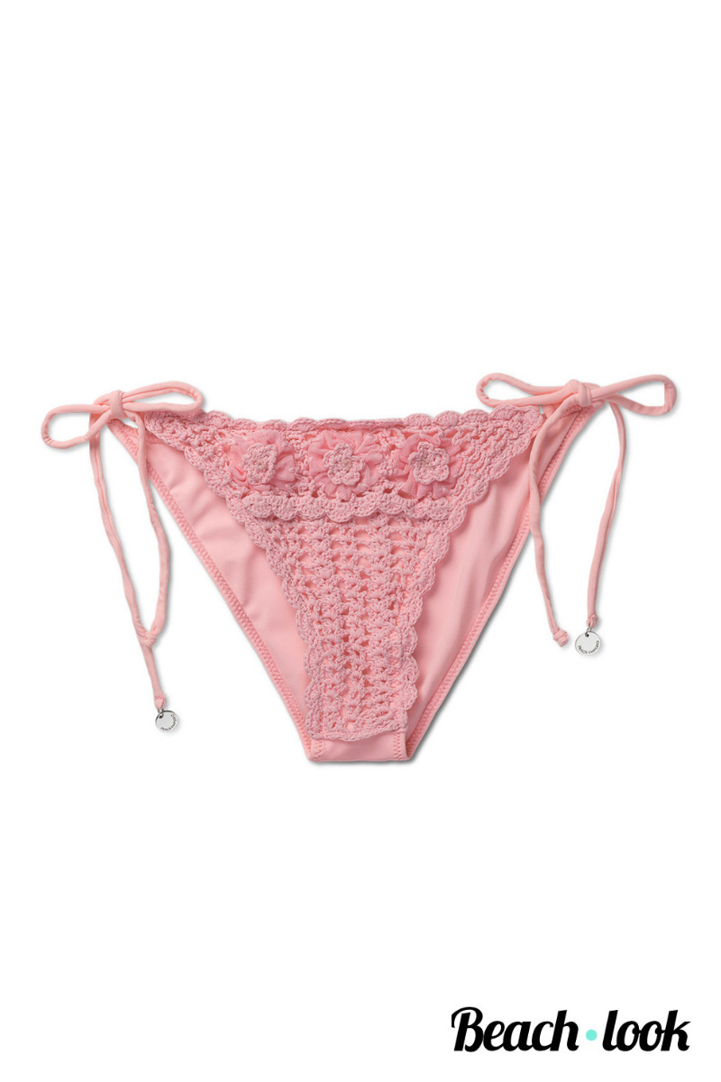 handgemaakt bikinibroekje pink badmode