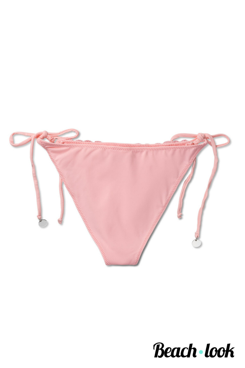 Panos Emporio Kandia roze strik bikinibroekje met pareltjes - Afbeelding 2