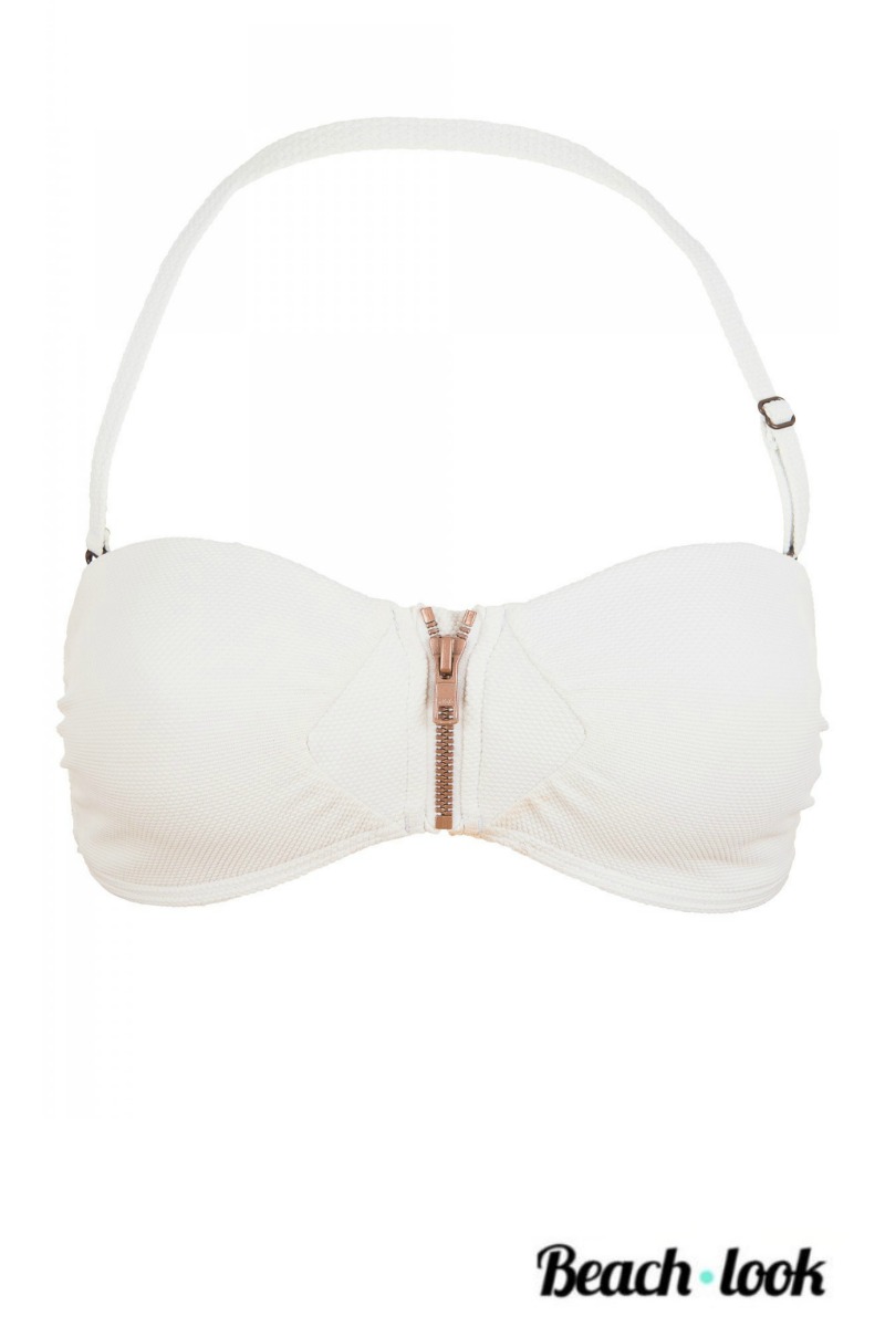 Panos Emporio Claudia Bandeau Bikinitop - Off White - Afbeelding 3