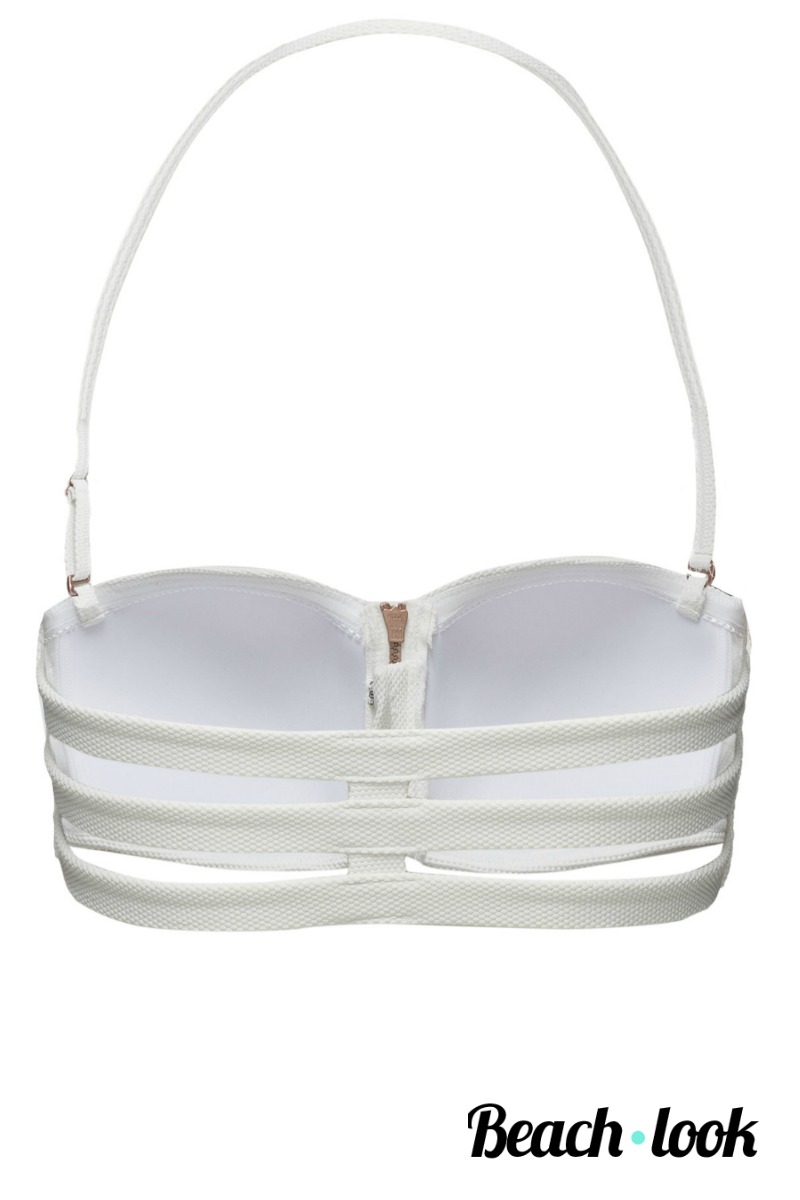Panos Emporio Claudia Bandeau Bikinitop - Off White - Afbeelding 2