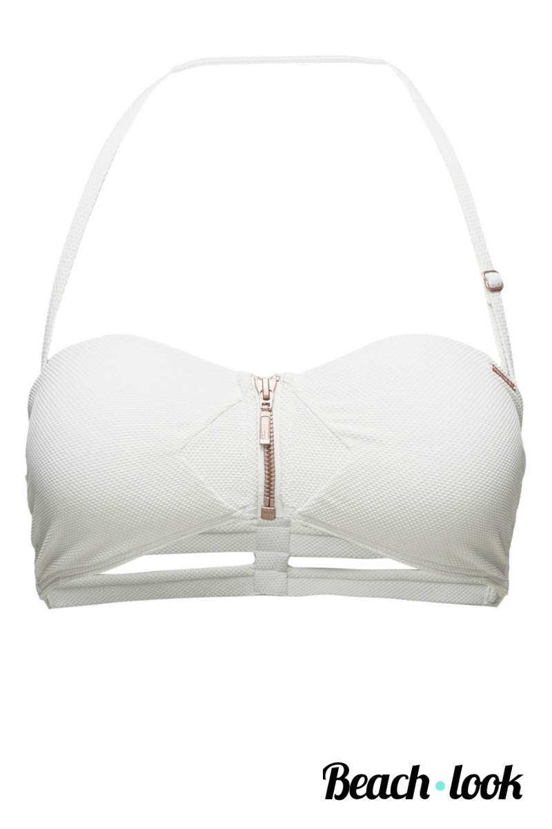 Panos Emporio Claudia Bandeau Bikinitop - Off White - Afbeelding 4