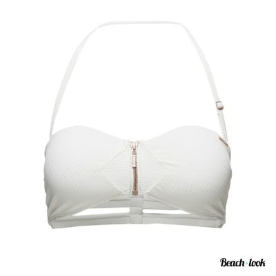Panos Emporio Claudia Bandeau Bikinitop – Off White