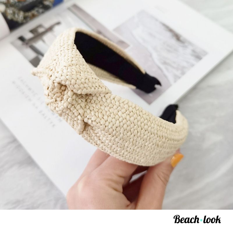 Beach-Look Haarband Natural