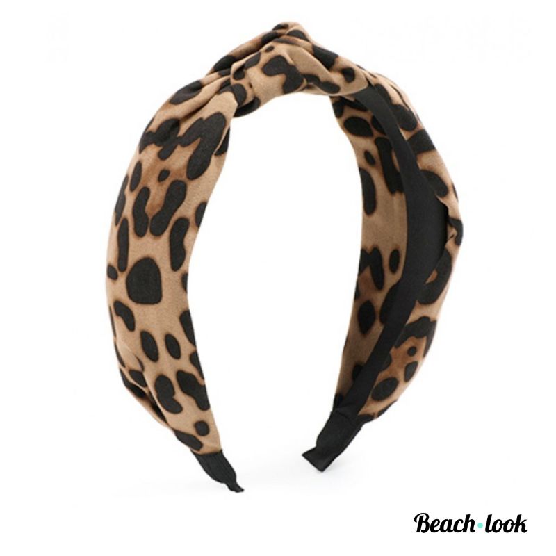 Beach Look haarband Luipaard
