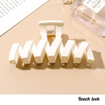 Beach-Look Haarklem crème wit