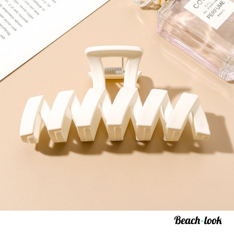 Beach-Look Haarklem crème wit