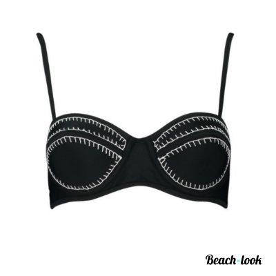 Shiwi Zwarte D-Cup Reversible BikiniTop – Ethnic