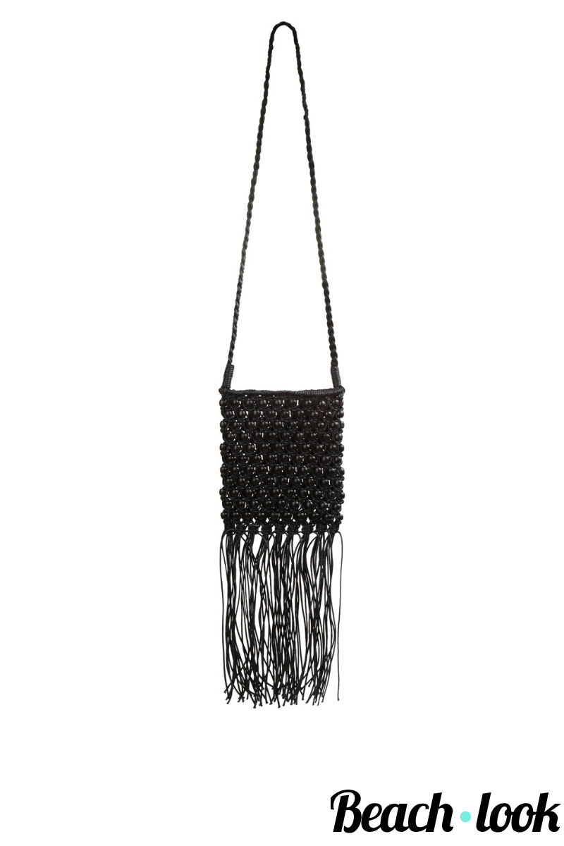 Beach-Look Strandtas Happy Beads - Perfect voor Strandplezier - Afbeelding 3