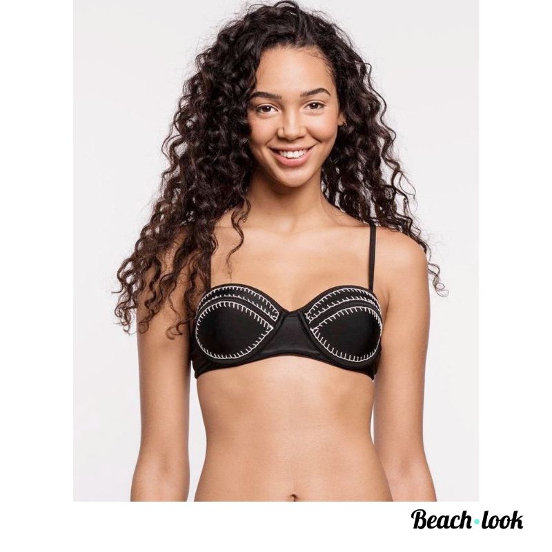 Shiwi Zwarte D-Cup Reversible BikiniTop - Ethnic - Afbeelding 2