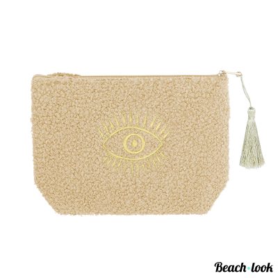 Beach-Look Strand- en Zwembadtasje Beige – Schattig en Praktisch Accessoire