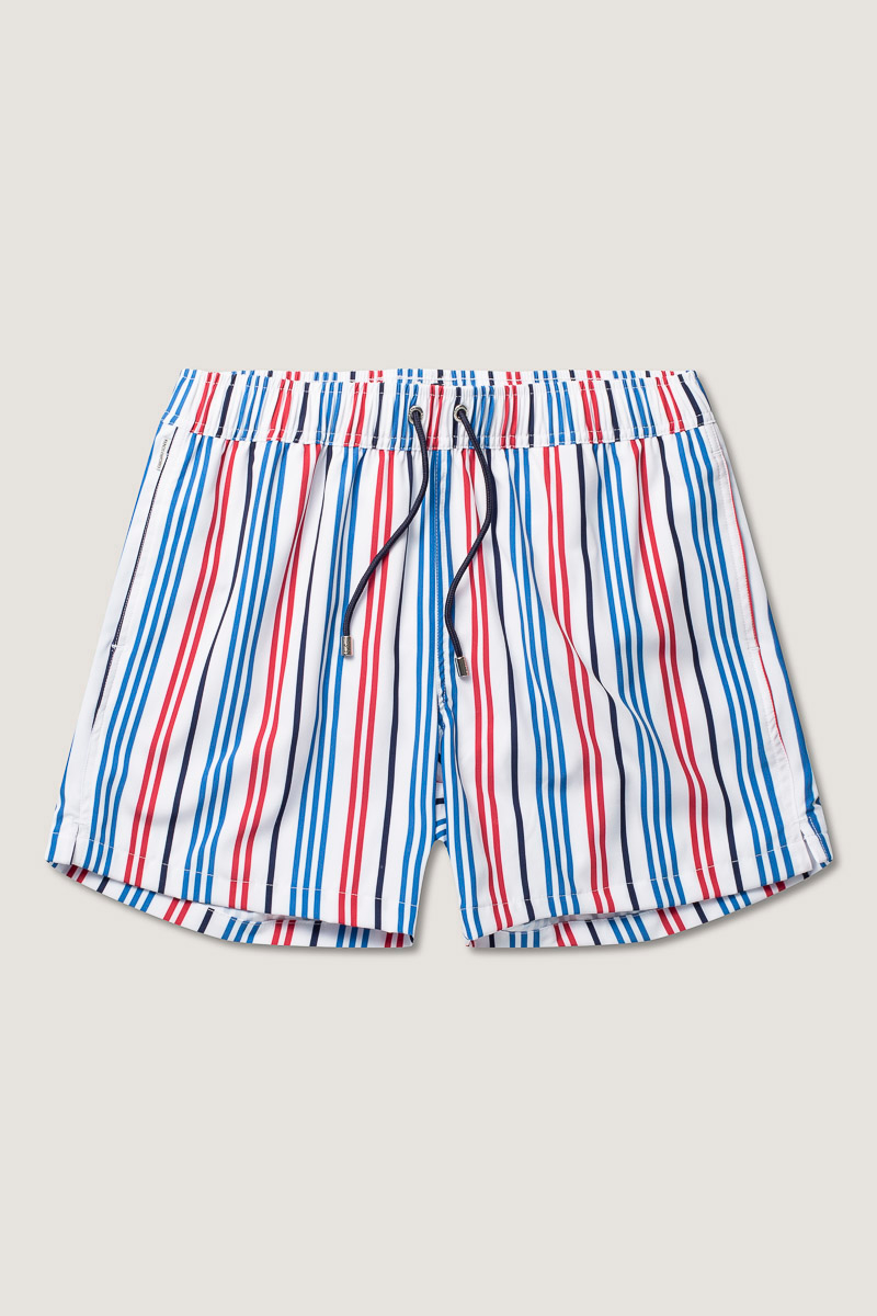 Panos Emporio Classic Pinstripe Zwemshort